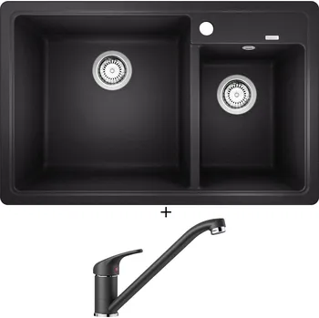 Kuchyňský dřez Granitový dřez SET Blanco LEGRA 8 antracit 526224 + Blanco DARAS antracit 517721
