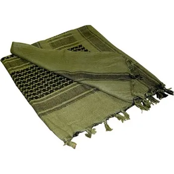 Šátek CONDOR OUTDOOR Šátek SHEMAGH OLIVOVO-ČERNÝ