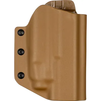 Příslušenství pro sportovní střelbu RH Holsters TAC - Glock 17/19 - Glock 19X/45 + Streamlight TLR-7 X - taktické kydexové pouzdro - coyote hnědá 3 mm Pouzdro je pro: Pravák