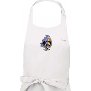 Kuchyňská zástěra Znamení komiks kozoroh - Dámská zástěra na vaření - Univerzální velikost ( Bílá )