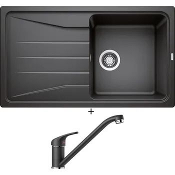 Kuchyňský dřez Granitový dřez SET Blanco SONA 5 S antracit 519671 + Blanco DARAS antracit 517721