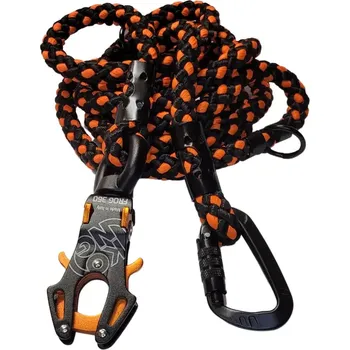 Vodítko pro psa KONG přepínací vodítko pro psy 300 cm x 14 mm černo-oranžová