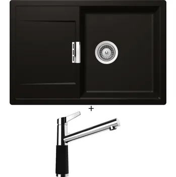 Granitový dřez Granitový dřez SET Schock MONO D-100 Night + Schock SC-510 554000 Night