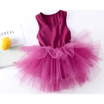 Dívčí šaty Dívčí baletní šaty pro princezny - Růžová,57 x 60 cm