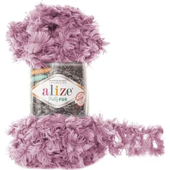 Galanterie Alize PUFFY Fur 6103 fialová