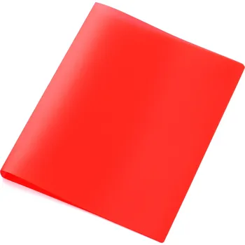 Pořadač Auro A4 4 kroužek průhledný 2 cm červený