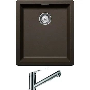 Granitový dřez Granitový dřez SET Schock GREENWICH N-100S Bronze + Schock EVINAS 577120 nerez