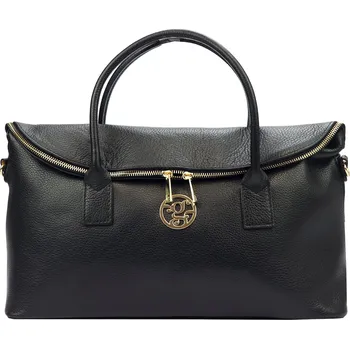 Kabelka Kožená kufříková kabelka Gregorio 1723 černá