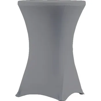 Napínací potah VERLO | POTAH pro stoly průměr 81 cm, barva šedá