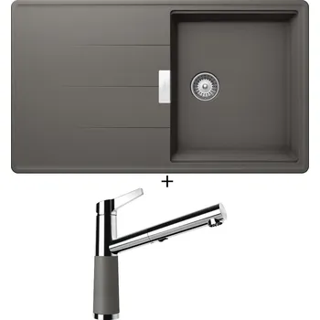 Granitový dřez Granitový dřez SET Schock TIA D-100 Silverstone + Schock SC-510 554120 Silverstone