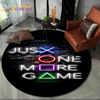 Koberec Kulatý koberec s herním motivem - 5,120cm