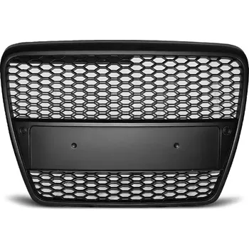 Tuning PŘEDNÍ MASKA BEZ ZNAKU RS-TYPE AUDI A6, 2004-2008, ČERNÝ MAT (GRAU36)