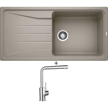 Granitový dřez SET Blanco SONA XL 6 S tartufo 519696 + Blanco MILA chrom 519414