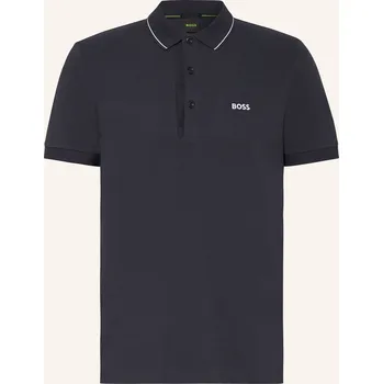 Pánská košile Boss Pánská Polokošile Z Piké Paule Slim Fit, tmavě modrá, M