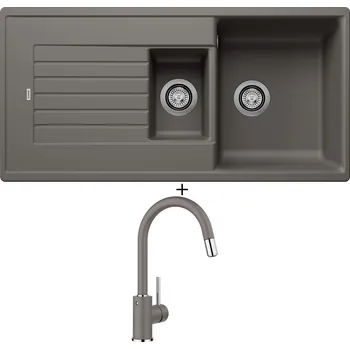 Granitový dřez Granitový dřez SET Blanco ZIA 6 S šedá vulkán 527390 + Blanco MIDA-S šedá vulkán 526967