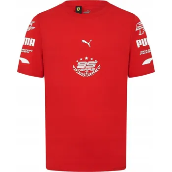 Scuderia Ferrari 95 let pánské tričko červené Velikost: M