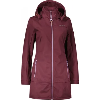 Dámská softshellová bunda Dámský softshellový kabát ALTISPORT CIARA VÍNOVÁ/VIOLET XS