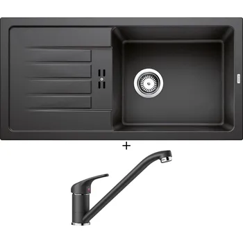 Kuchyňský dřez Granitový dřez SET BLANCO FAVUM XL 6 S antracit 524233 + Blanco DARAS antracit 517721