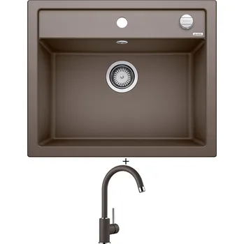 Granitový dřez Granitový dřez SET Blanco DALAGO 6 kávová s excentrem 515066 + Blanco MIDA kávová 519423