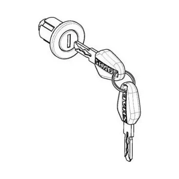 Motodoplněk Náhradní zámek 1ks + 2ks klíčů pro SHAD SH48, SH58x a SH59x