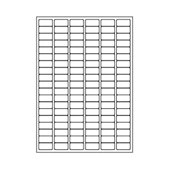 Speciální papír Samolepicí bílé etikety 30 x 15 mm, A4 (100 ks)