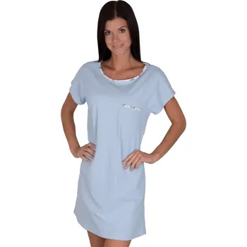 Dámská noční košile Dámská noční košile Maribell De Lafense Barva/Velikost: modrá světlá / S