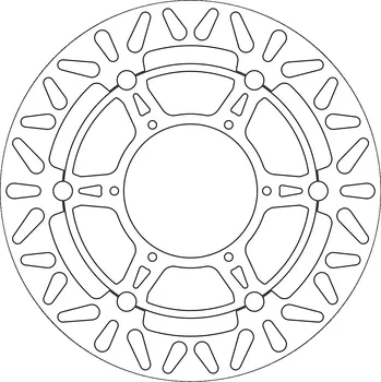 Brzdový kotouč brzdový kotouč plovoucí, NEWFREN HUSQVARNA TR 650 Strada ABS 2013-2013