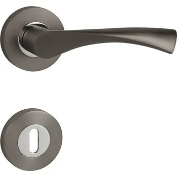 Dveřní kování MP - SPIRIT - R rozety BB, klika/klika T/OC - Titan / chrom lesklý