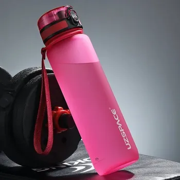 Láhev Sportovní láhev bez BPA - Růžový,1000 ml