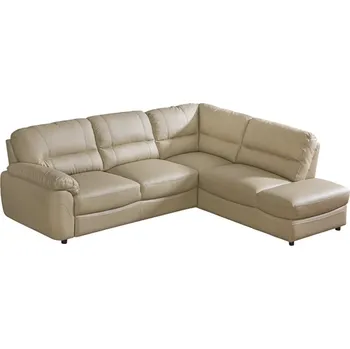 Obývací pokoj Dolmar Rohová sedací souprava Baltica 3 Barevné provedení: Cayanne 1119 grey eko kůže, Zvolte stranu sed. soupravy: Pravá strana