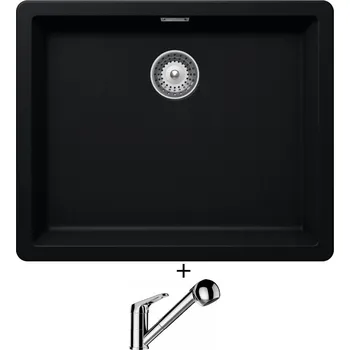 Granitový dřez Granitový dřez SET Schock GREENWICH N-100L Puro + Schock COSMO 525122 chrom