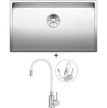 Nerezový dřez Nerezový dřez SET Blanco CLARON 700-IF nerez hedvábný lesk 521580 + Deante NEO LUNO BOC W720 nerez