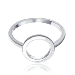 MINET Stříbrný prsten kroužek vel. 51 JMAN0516SR51