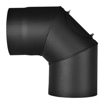 Kouřovod M.a.t. group Koleno kouřovodu 160/90° 1,5mm s čističem černé 654419
