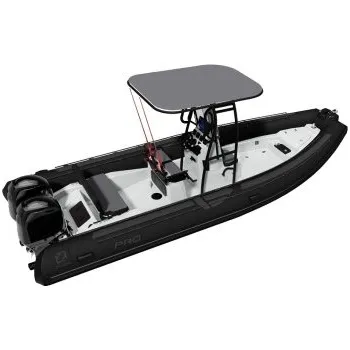 Člun Člun nafukovací Zodiac PRO 7 NEO válce černé trup světle šedý