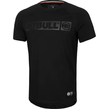 Pánské tričko Pánské tričko Pitbull West Coast HILLTOP all black Barva: černá, Velikost: S