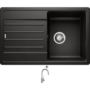 Granitový dřez Granitový dřez SET Blanco LEGRA 45 S černá 526083 + Blanco MIDA-S chrom 521454