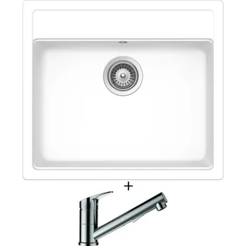 Granitový dřez Granitový dřez SET Schock MONO N-100 Day + Schock EVINAS 577120 nerez
