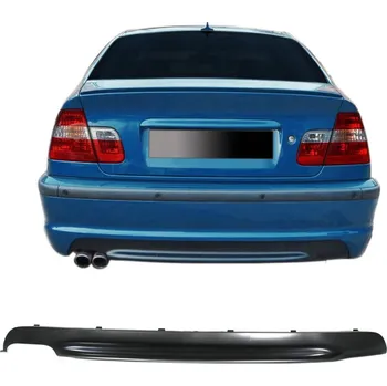 Autodíl JOM spoiler pod zadní nárazník ve sport. vzhledu pro BMW řada 3 E46, r.v. 1998-2007, pouze pro sport. nárazníky, pro dvojitou koncovku vlevo