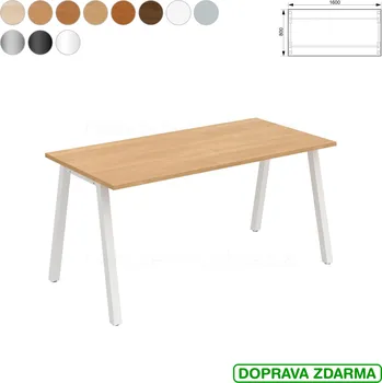 Jednací stůl UJ A 1600 Hobis UNI - Stůl jednací 160 x 80