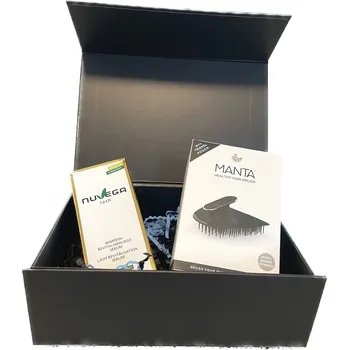 Kosmetická sada FacEvolution Balíček veganské růstové sérum na řasy a obočí NUVEGA + Manta Hair