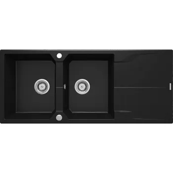Granitový dřez Deante Andante granitový dřez 116x50 cm černá ZQNN213