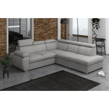 Obývací stěna Sedací souprava Bodie II pravá světle šedá