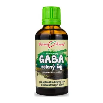 Doplněk stravy Bylinné kapky, s.r.o. GABA zelený čaj, bylinné kapky (tinktura) 50ml