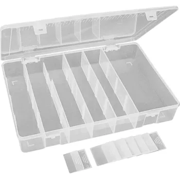 Pouzdro na rybářské vybavení Mikado BOX - Střední ABM 313 (31.5 x 21.4 x 5 cm)