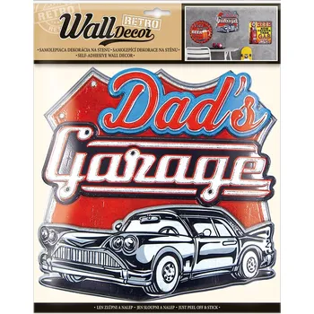 Samolepící dekorace ARGUS Nálepka na zeď dads garage 23160003