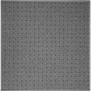 Koberec Kusový koberec Udinese šedý čtverec, 60x60, šedá, chodba / předsíň, Vopi - 1 rok na vrácení + DOPRAVA ZDARMA k Vám i zpět