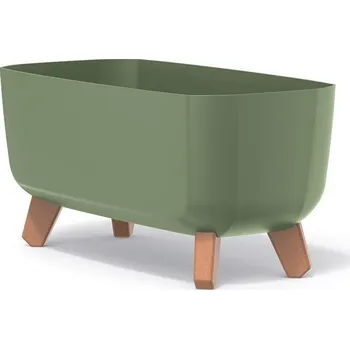 Květináč GRACIE X zemitě zelený, varianta 39 cm