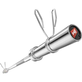 Tyč činky Hop-Sport Olympijská tyč 165 cm (50 mm) s bezpečnostnou objímkou