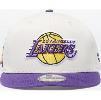 Pokrývka hlavy Kšiltovka New Era Los Angeles Lakers 9Fifty Snapback Ivory/ True Purple M-L